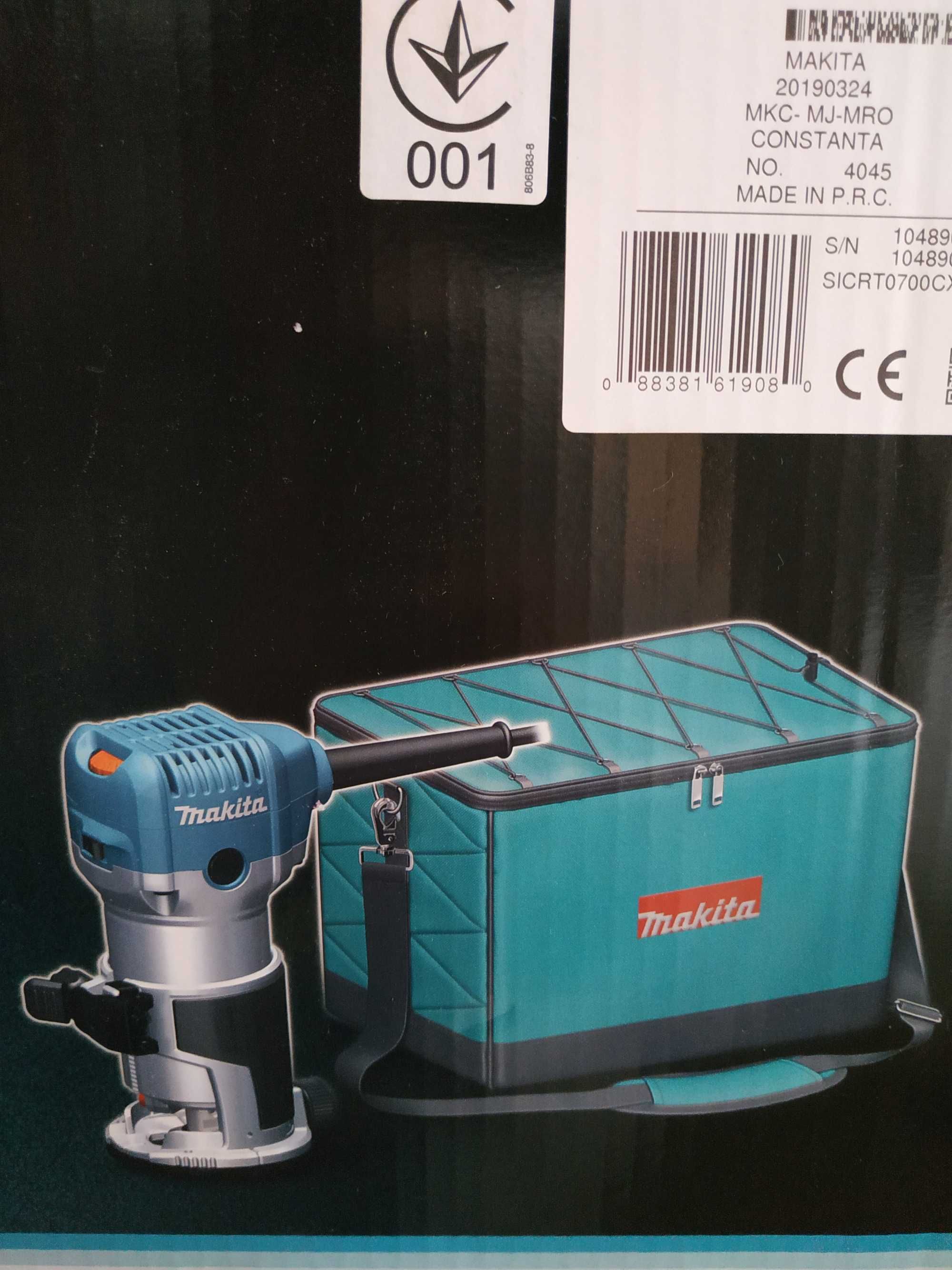 Freza Electrica Multifuncțională Makita RT0700CX2, 710 W, 3 variante