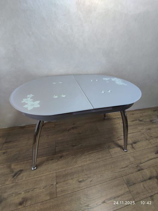 Обеденный стол столешница стеклянная