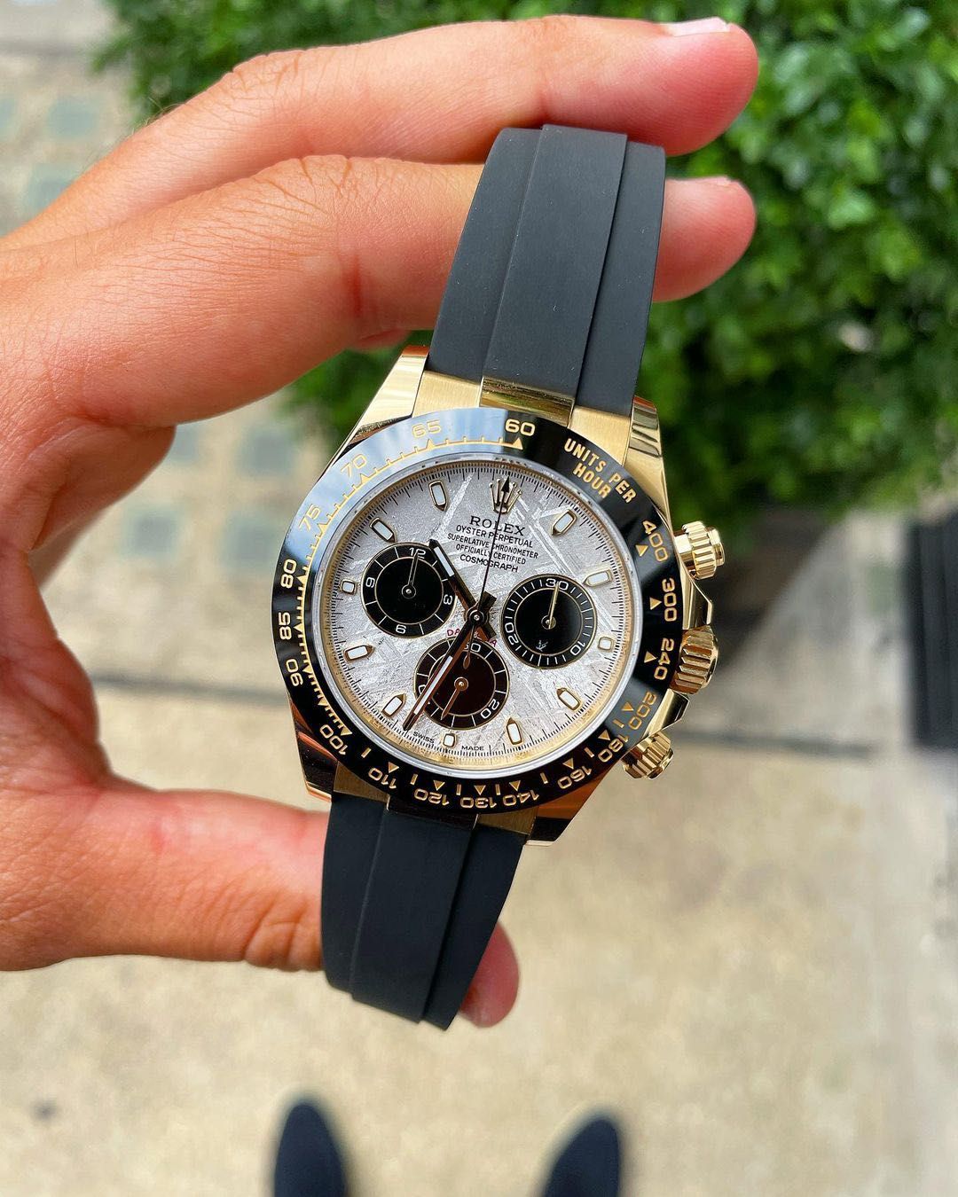 Rolex Daytona Cauciuc Gold Meteorite