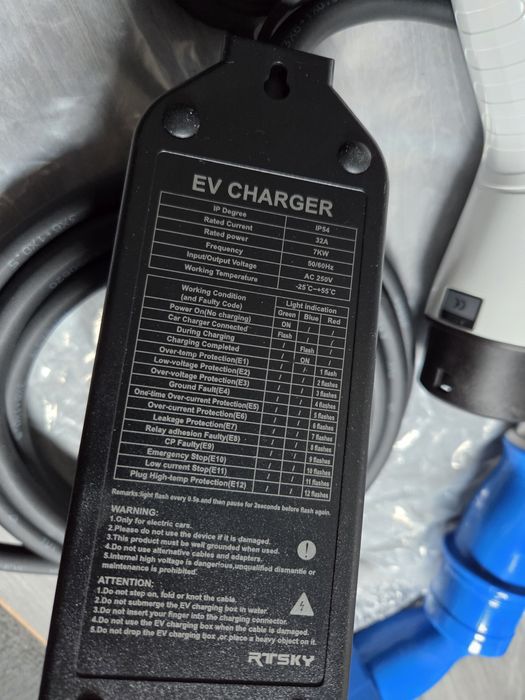 ПРОМО ! RTSKY 7 kW Type 2 зарядно за електрически автомобили / коли !