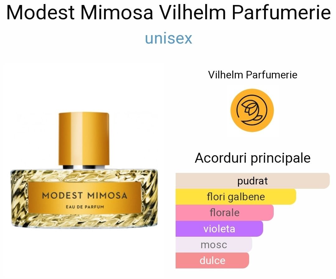 Parfum Modest Mimosa Vilhelm Parfumerie EDP, unisex, 100ml