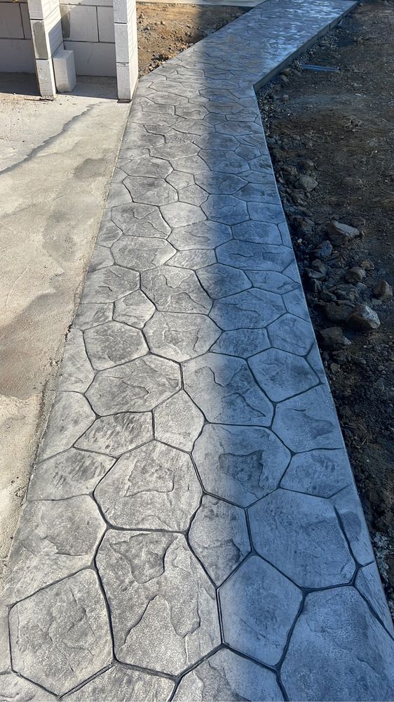 #Beton amprentat oferta#