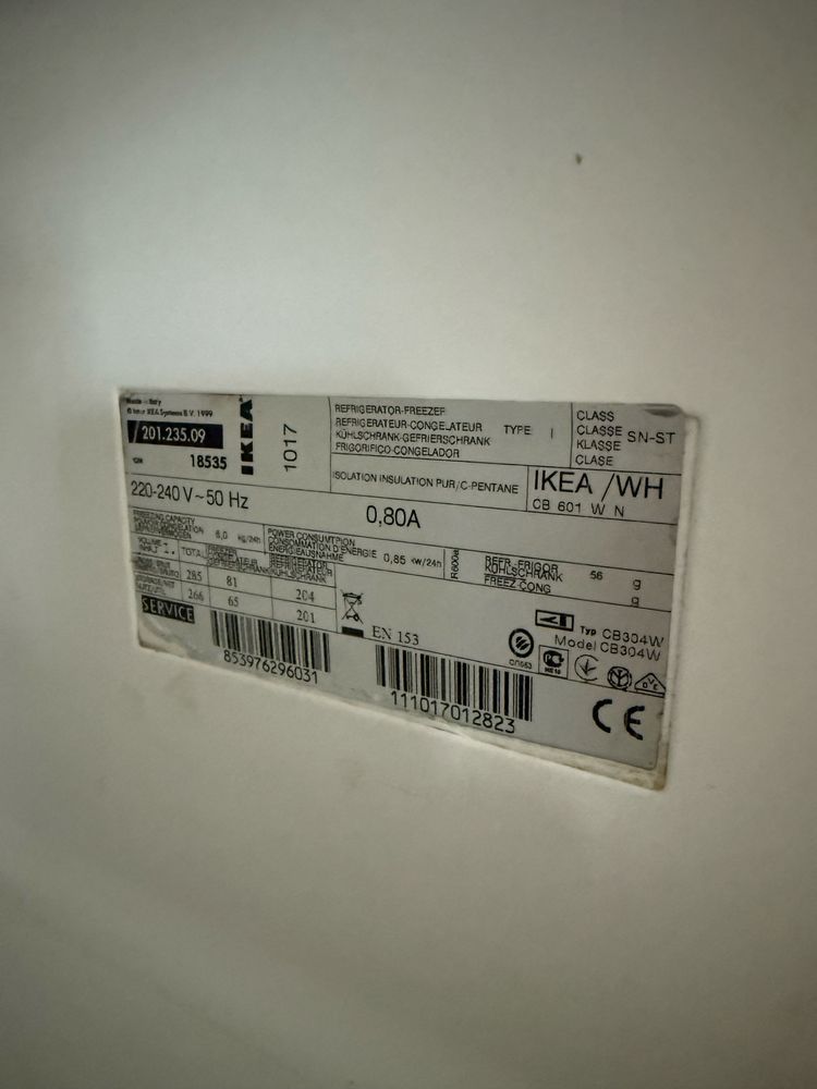 Combina frigorifica INCORPORABILA Whirlpool/Ikea