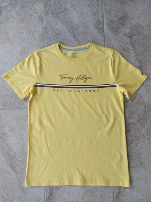 Tricou Tommy Hilfiger nou, galben