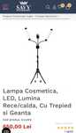 Lampa cosmetica , LED cu trepied si geanta