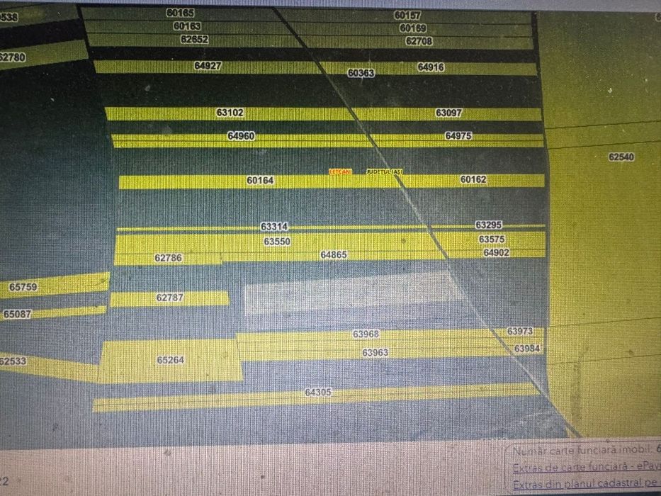 4 parcele Teren extravilan în Bogonos Iasi