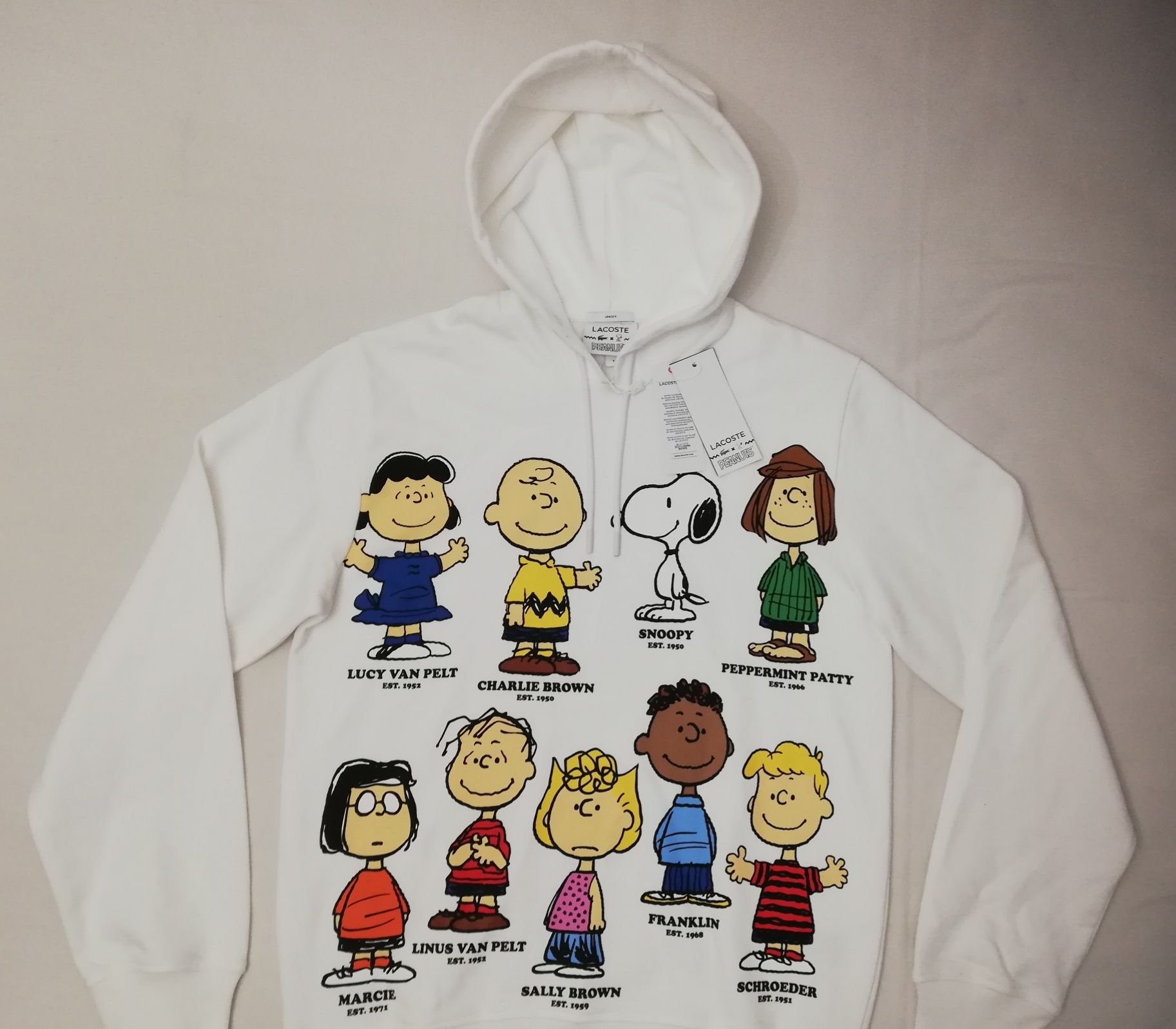 Lacoste x Peanuts Sweatshirt оригинално горнище S памучен суичър