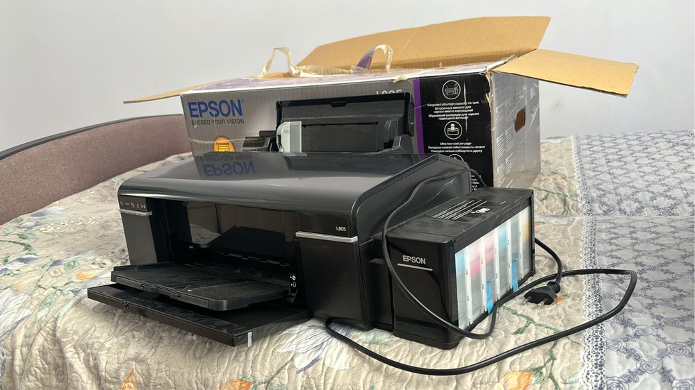 Epson l805 есть краска но неполная