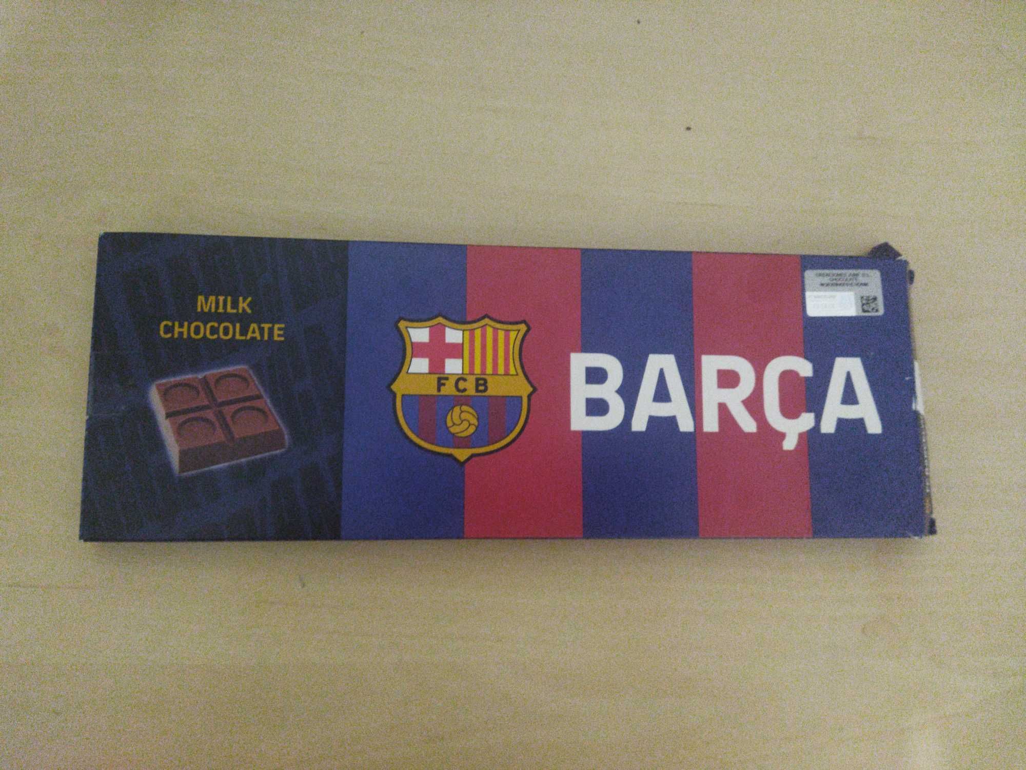 Упаковка шоколада из Барселоны