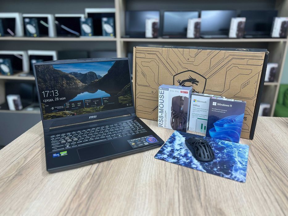 MSI Katana 15 B13V i7 / RTX 4060 / 16GB / 1TB мощный игровой ноутбук