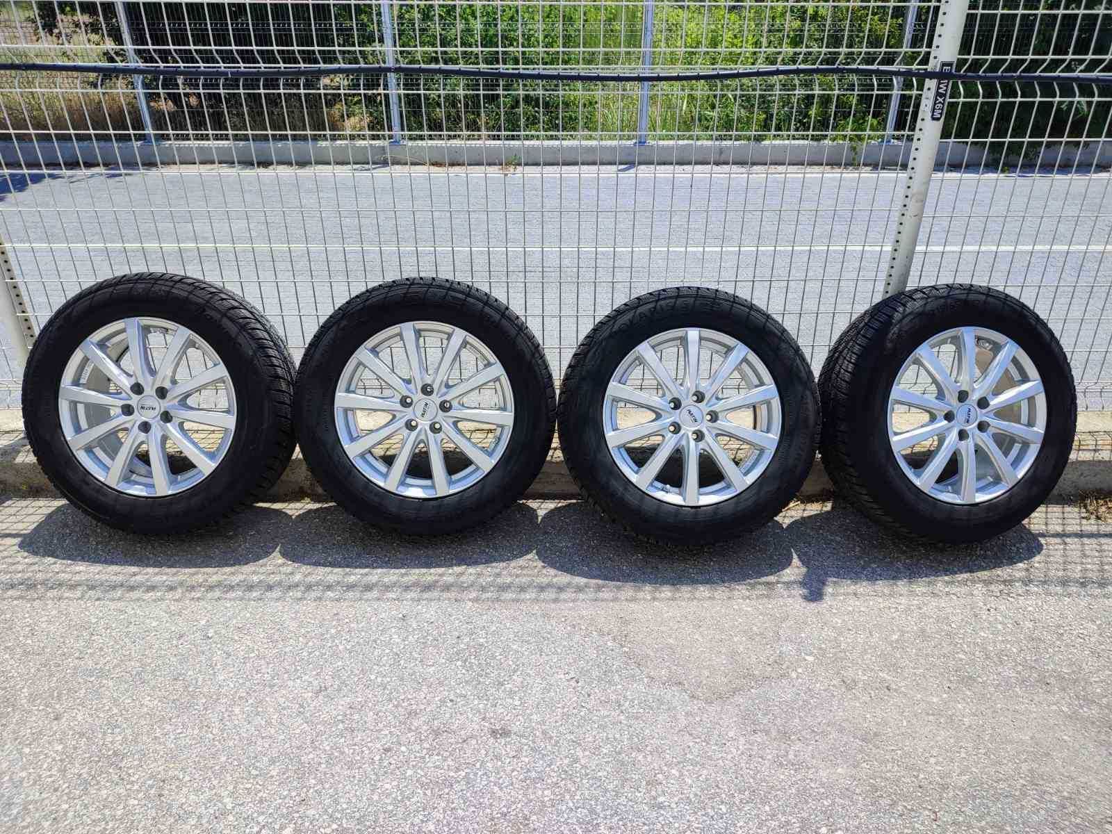 283 - 4бр. Алуминиеви джанти 17'' 5x108 с гуми 215/65R17 Opel
