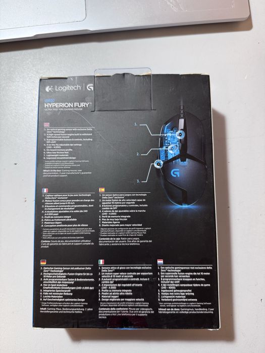 Mouse Gaming Logitech G402 Hyperion Fury – Nou