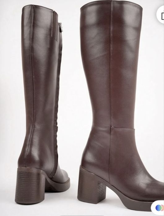 Дамски боти/ботуши от естествена кожа