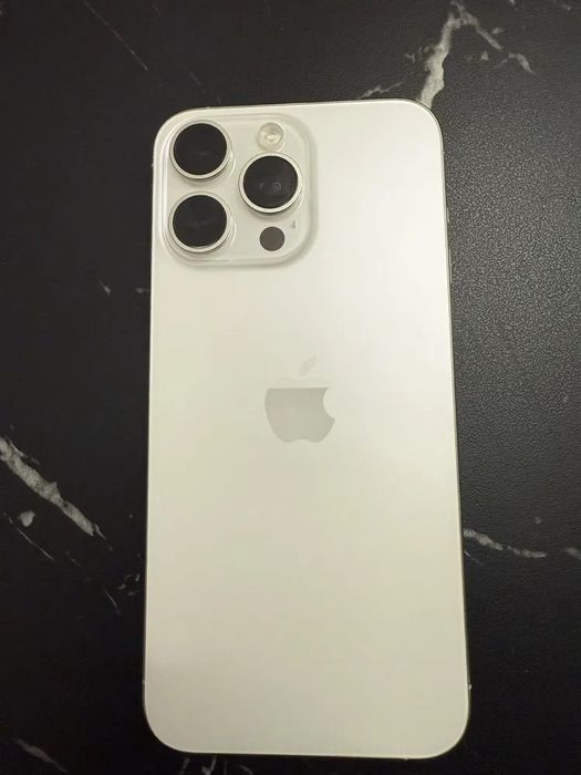 iPhone 15 Pro Max 256GB White Titanium 10/10 11 12 13 14 16 Samsung S