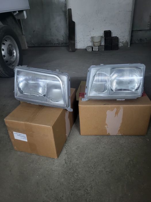Передние фары на w124 E class, Mersedes