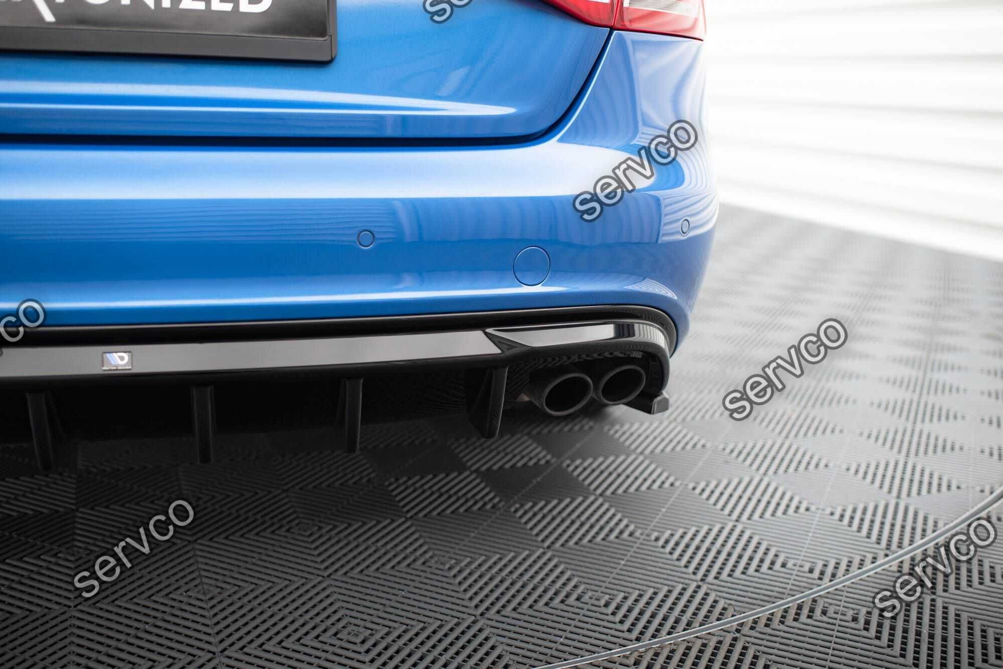 Prelungire difuzor bara spate Audi A4 B8 SLINE S4 2008-2012 v23 Maxton