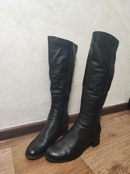 Женские сапоги [натуральная кожа]