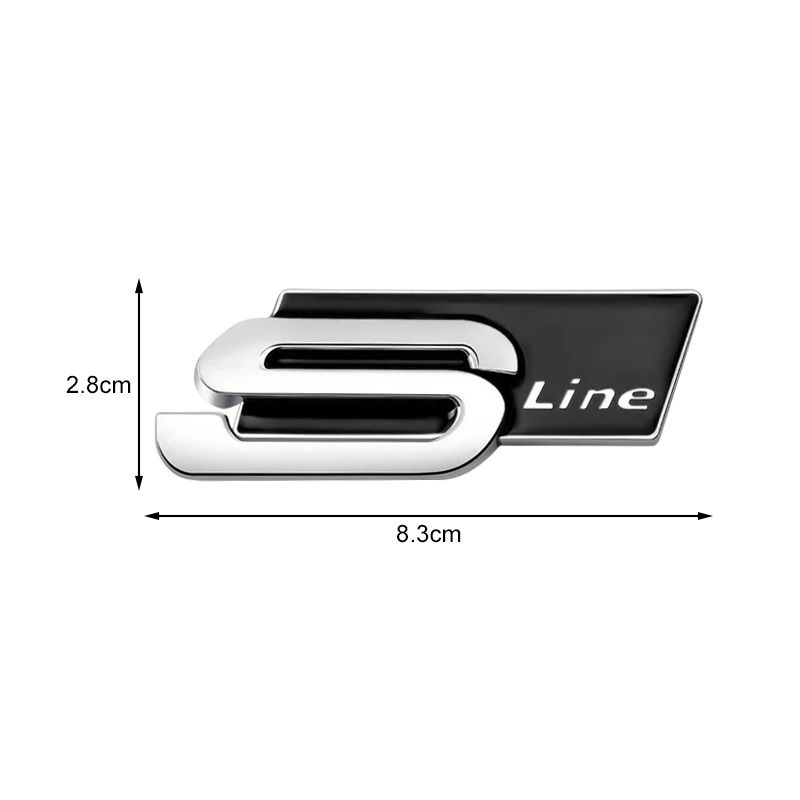 Метални емблеми S line и гумени подложки Audi