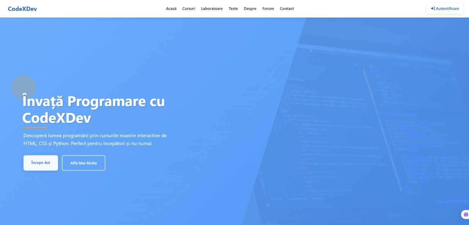 Site-uri la comandă până în 100€ | Funcționale 100% + Mentenanță 24/