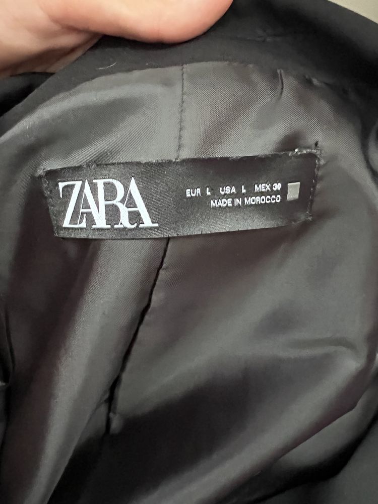 Sacou negru Zara mărime L