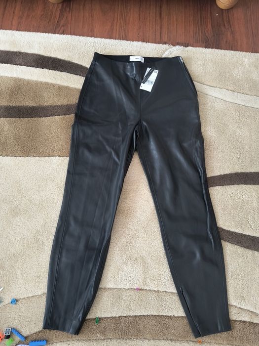 Pantaloni piele eco Mango mărime 38 noi cu eticheta.