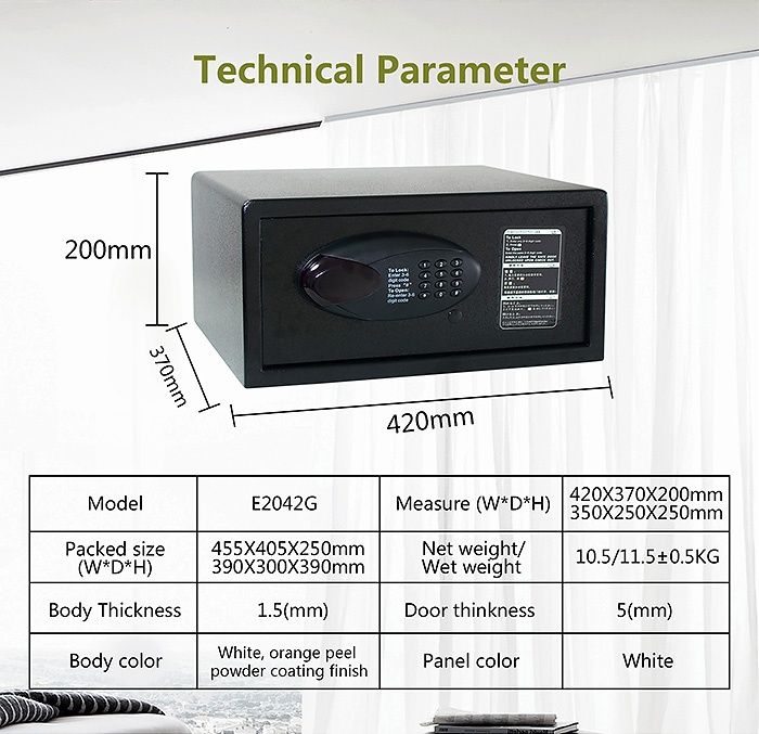 Hotel safe box. Доставка бепул. Notebook safe.