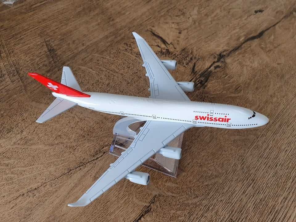 Macheta metalica de avion SwissAir | Decoratie | Perfect pt cadou