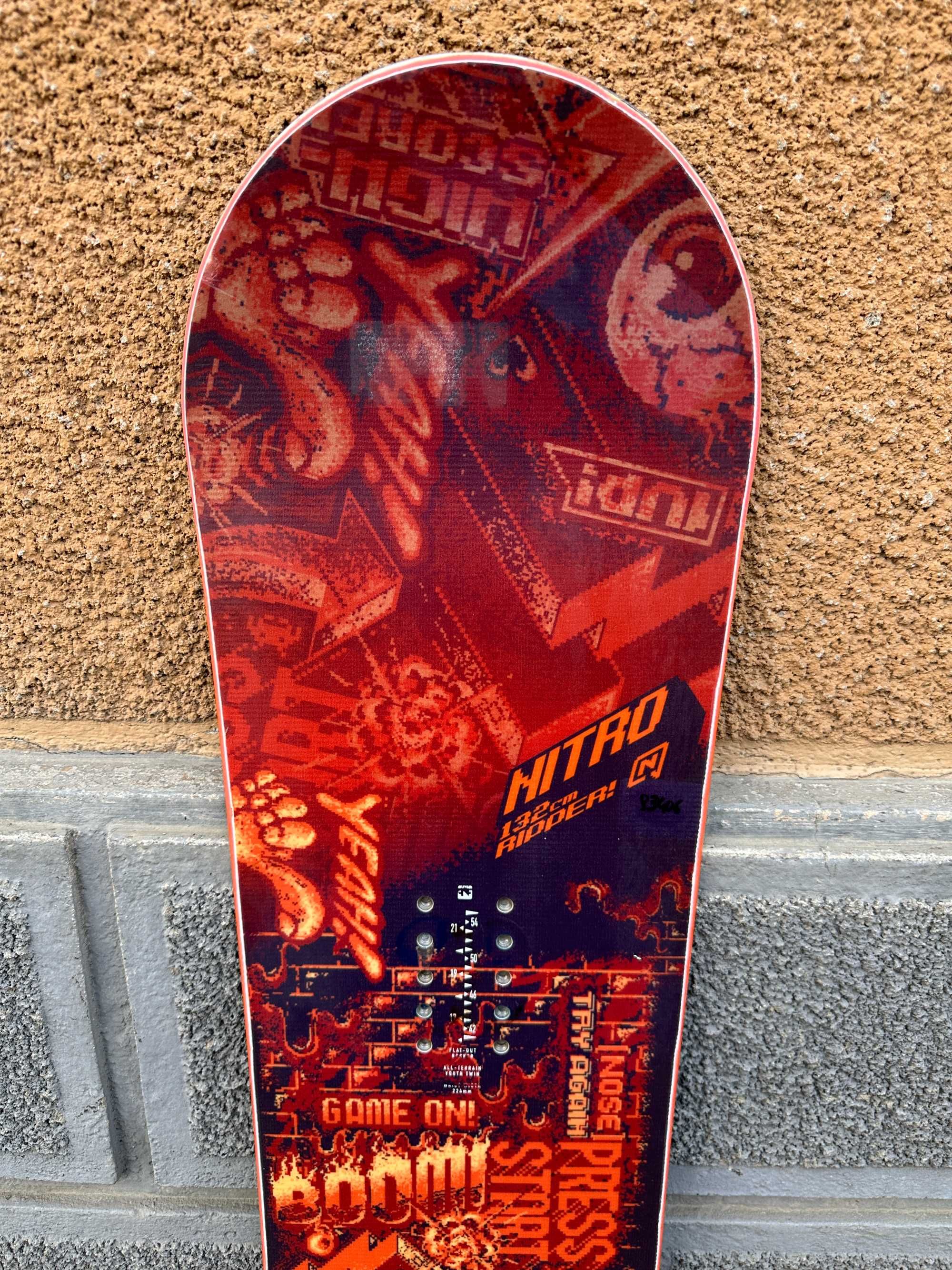 placa snowboard nitro ripper L132cm