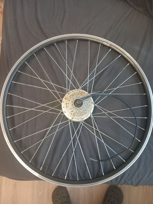 Roata bicicleta cu motor 500w