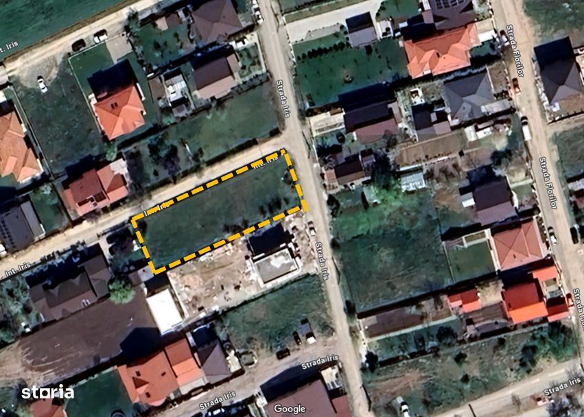 Vanzare teren 927mp, str Iris , Balotesti, strada asfaltata