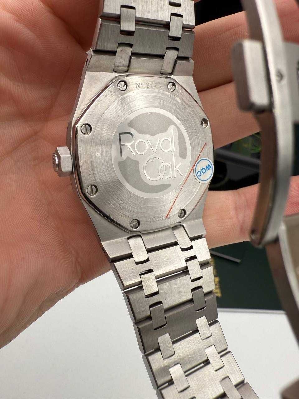 audemars piguet royal oak extra-thin сребристо-синьо
