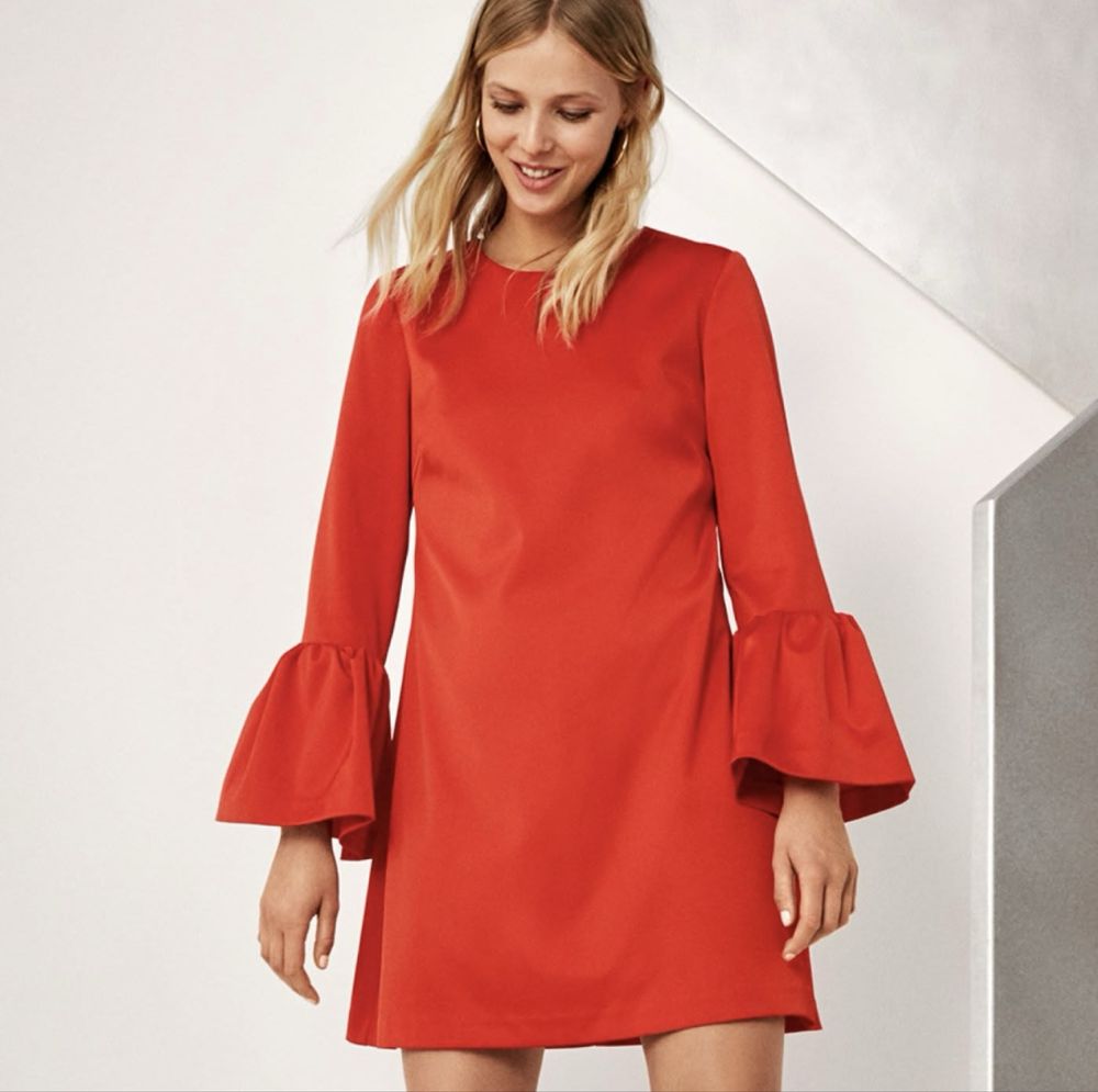 Червена рокля H&M