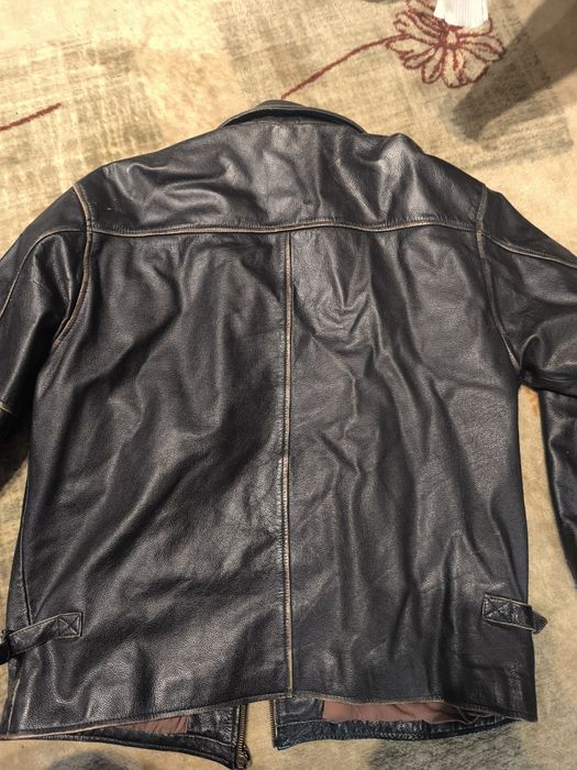 Мъжко кожено яке телешки бокс