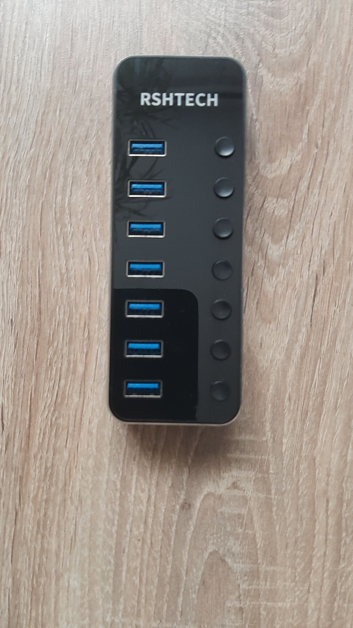 Hub usb 3.0 cu alimentare, 7 porturi usb cu întrerupătoare