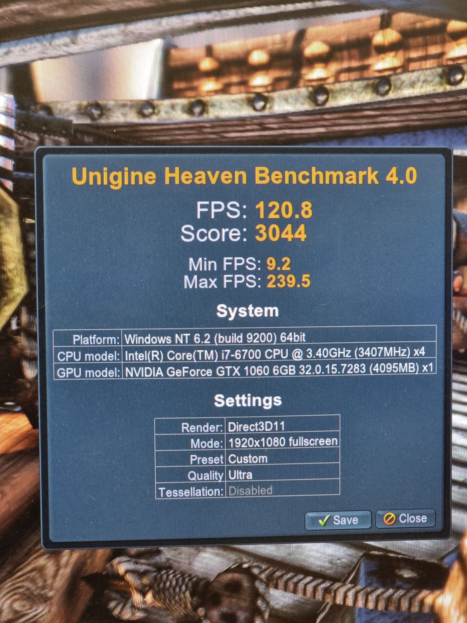 Геймърски Компютър/I7 6700/16GB RAM/256GB-SSD+640GB/GTX 1060 6GB