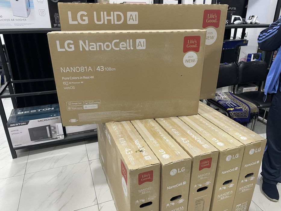 Телевизор LG от 32 до 86, 4K UltraHD, webOS оригинал 2024/25 в наличии