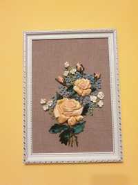 Tablou floral handmade unicat