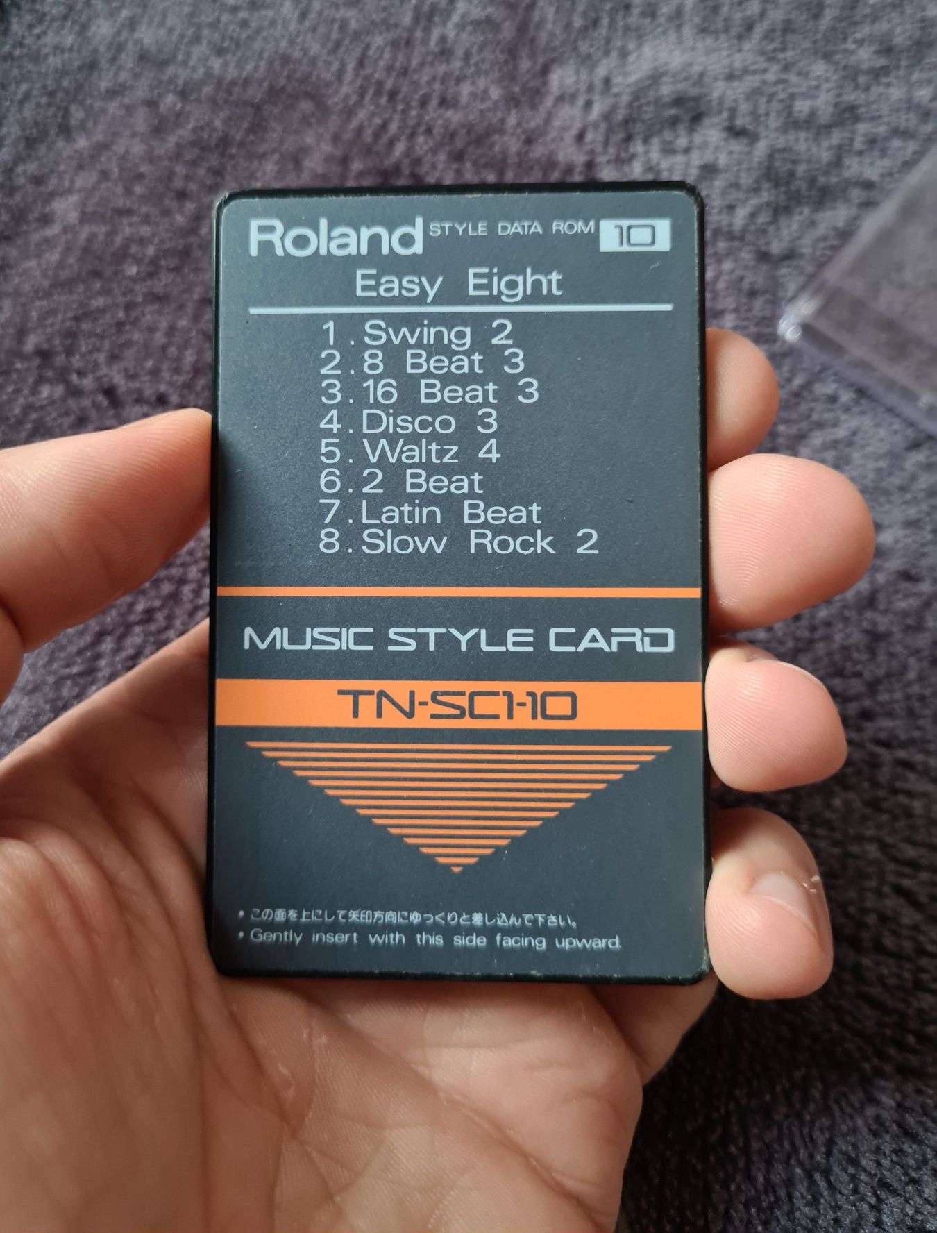Roland Style Data Rom Cartela Muzica Efecte Orga Pian Card