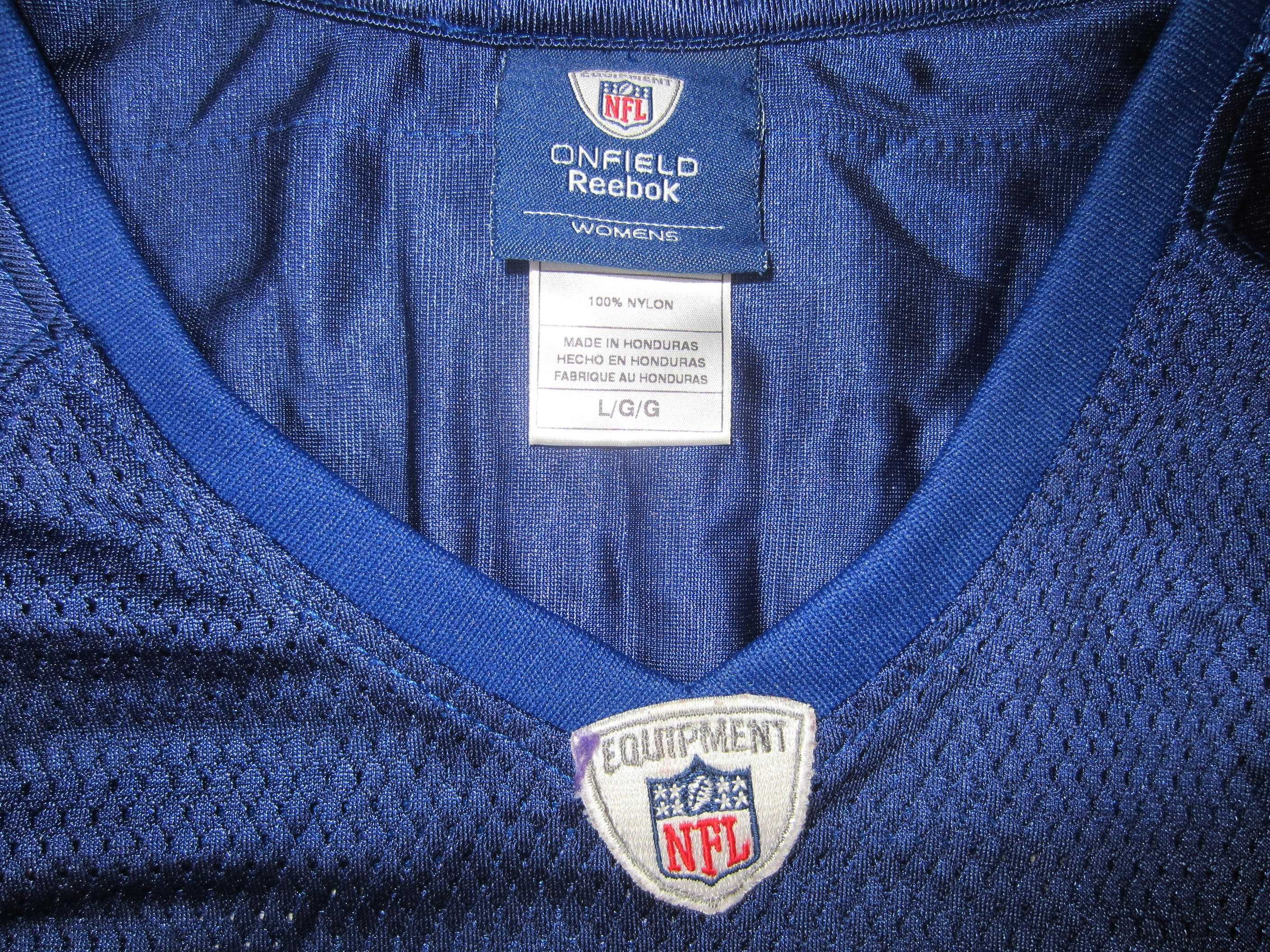 Tricou dama NFL,Eli Manning,Giant, masura L-junioare,Reebok, nou