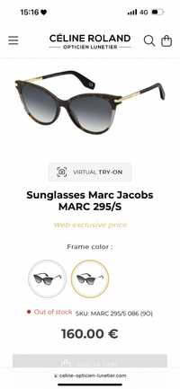 Оригинални слънчеви очила Marc Jacobs Marc 295/S 807/IR