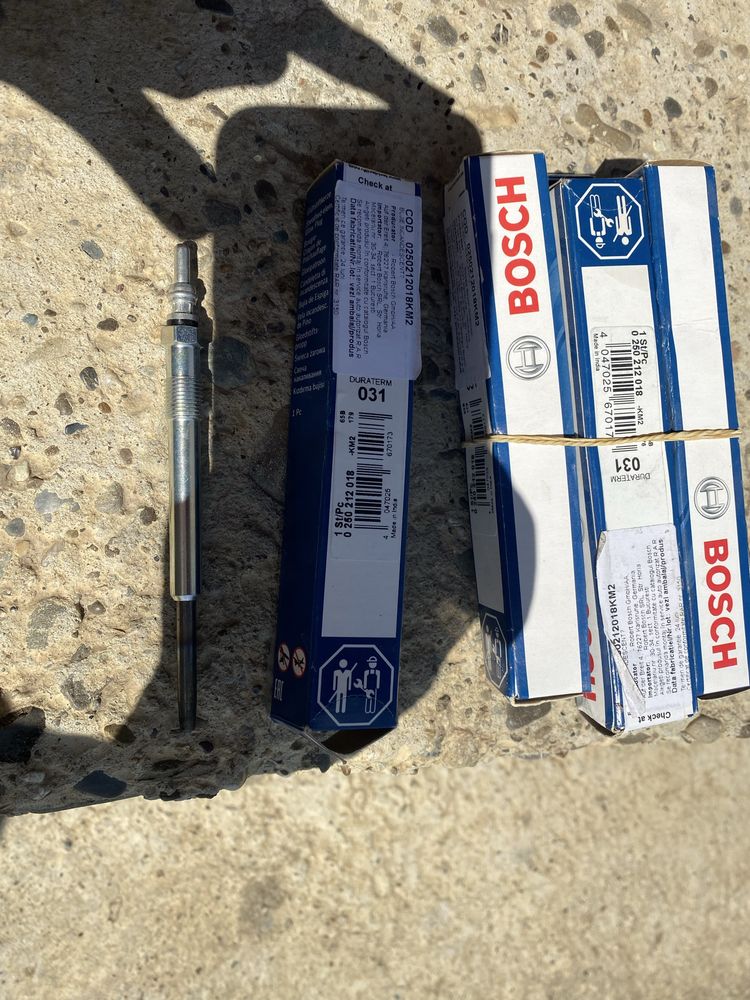 Bujii incandescente + filtru combustibil Audi – NOI, preț bun!