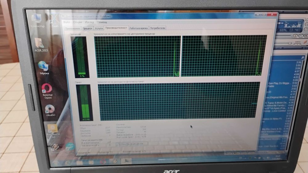 Лаптоп 15", Acer Aspire 5315.