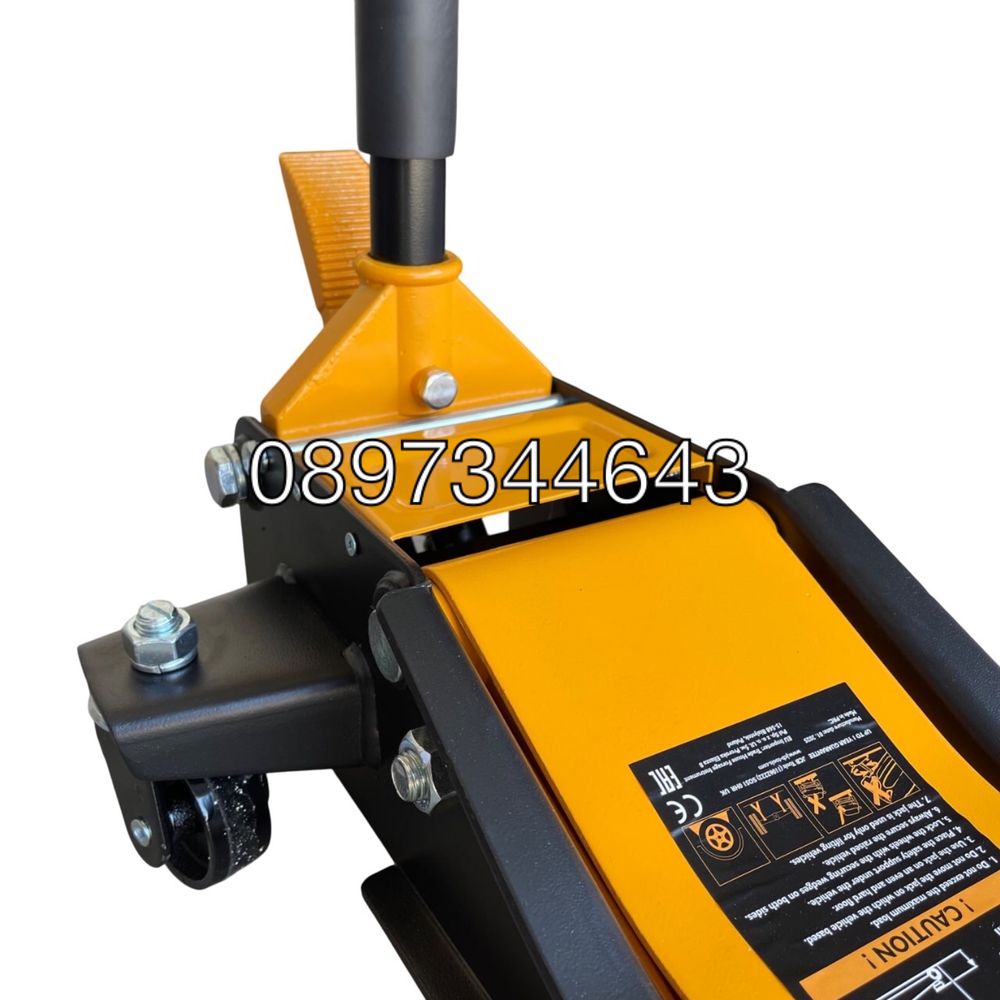 Нископрофилен крик крокодил 4 тона с две помпи и педал 75 - 505 мм JCB