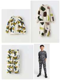 Комплект суитшърт и панталон за момче 110 см Zara, Sinsay, H&M