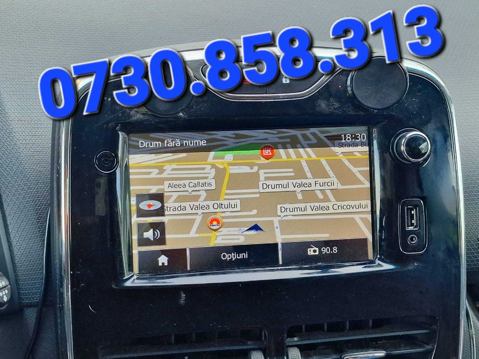 Renault Clio 4 camera video reverse marsarier Renault Captur Media Nav