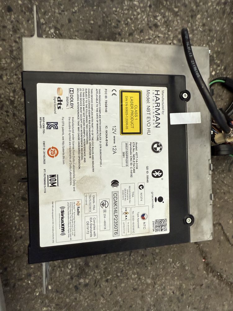 NBT EVO НБТ ЕВО Навигация BMW F30, F31, F32, F33,F34, F36, F80, F82