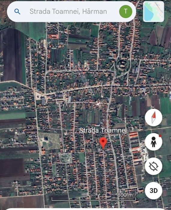 Vand teren zona centrala in Harman