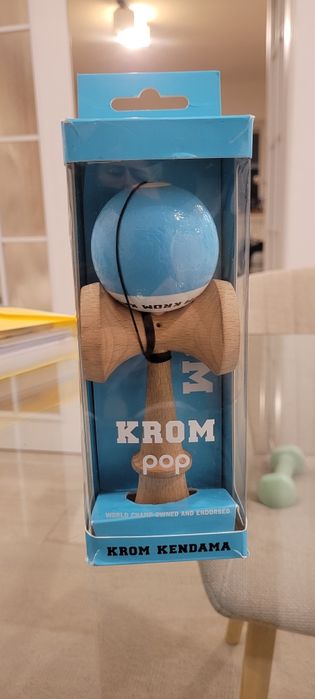 Kendama krom pop stick blue cyan