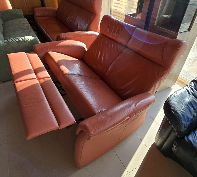 Set Canapele Piele Naturală