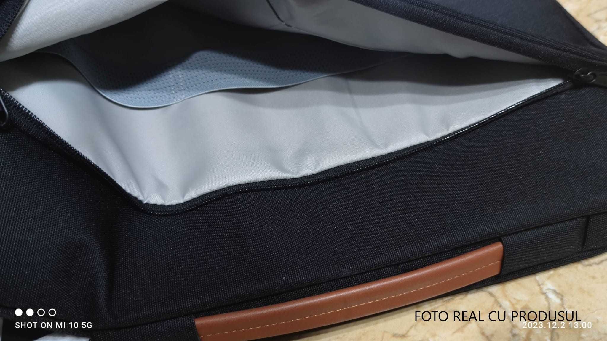 Vand geanta pentru laptop 15.6" (culoare negru)